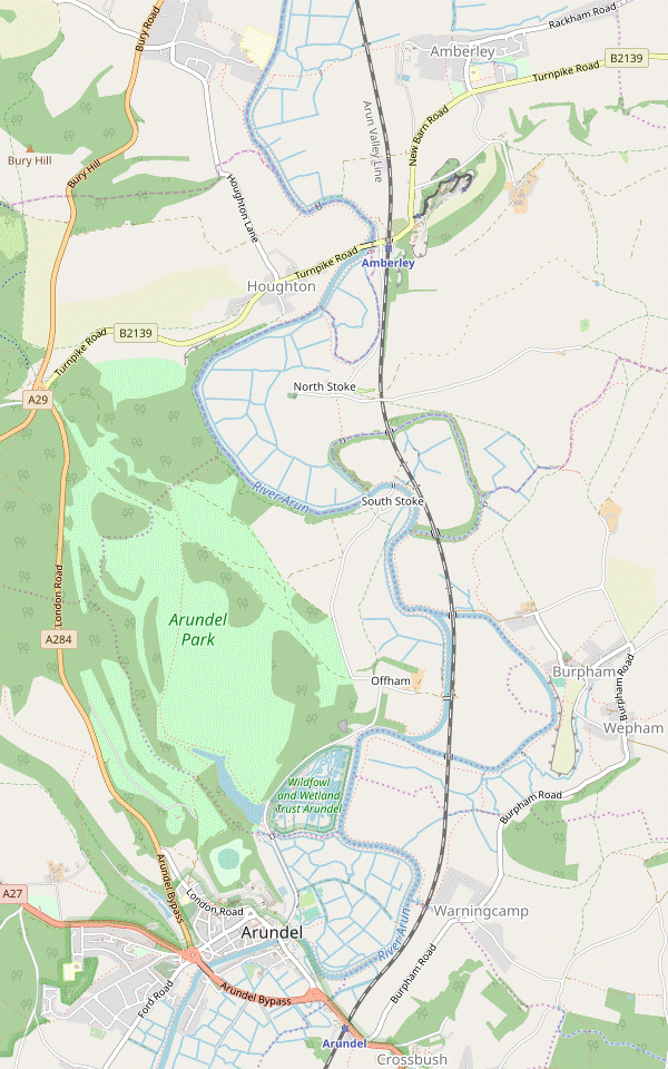 Walk Map: Arundel Circular