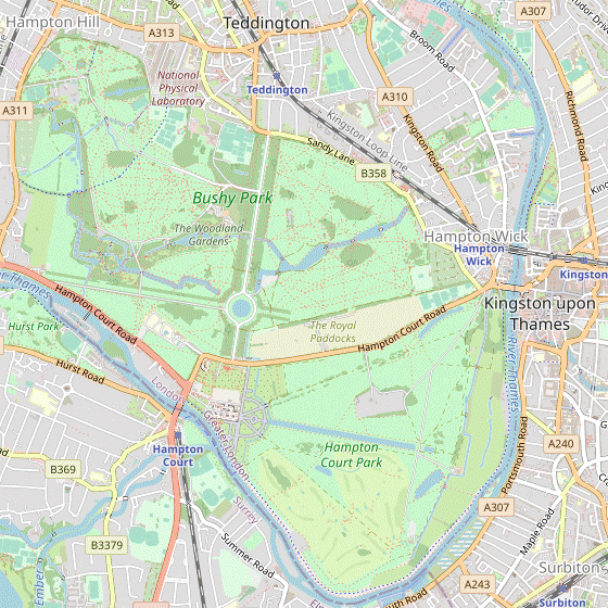 Walk Map: Hampton Court Figure-of-8