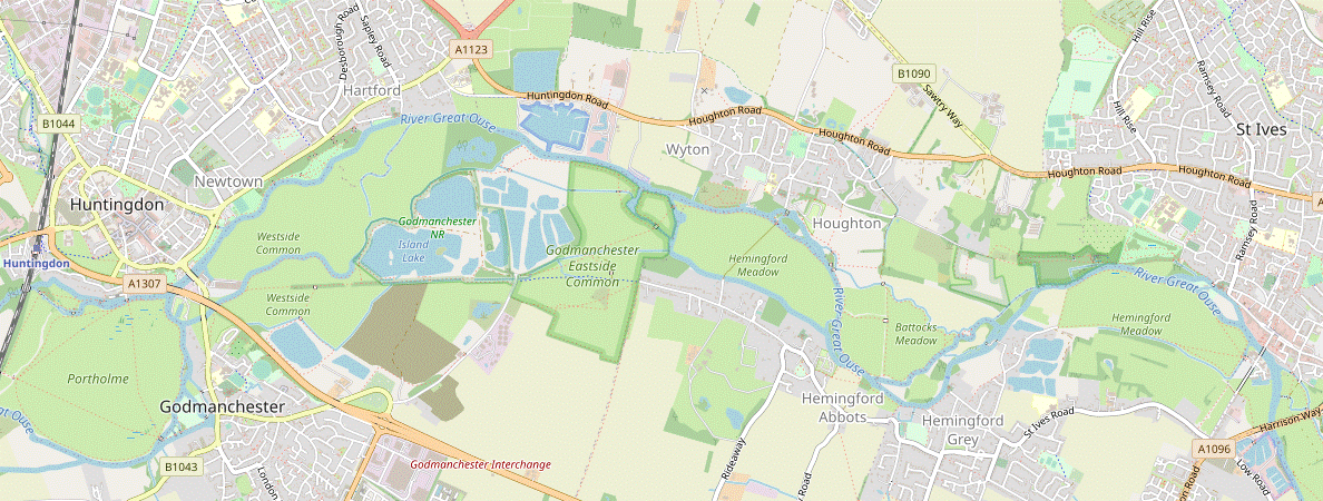 Walk Map: Huntingdon Circular