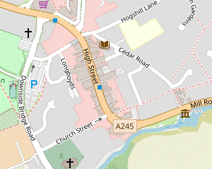 Walk Map: Oxshott Circular, via Painshill