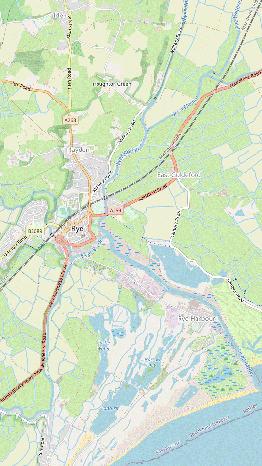 Walk Map: Rye Figure-of-8