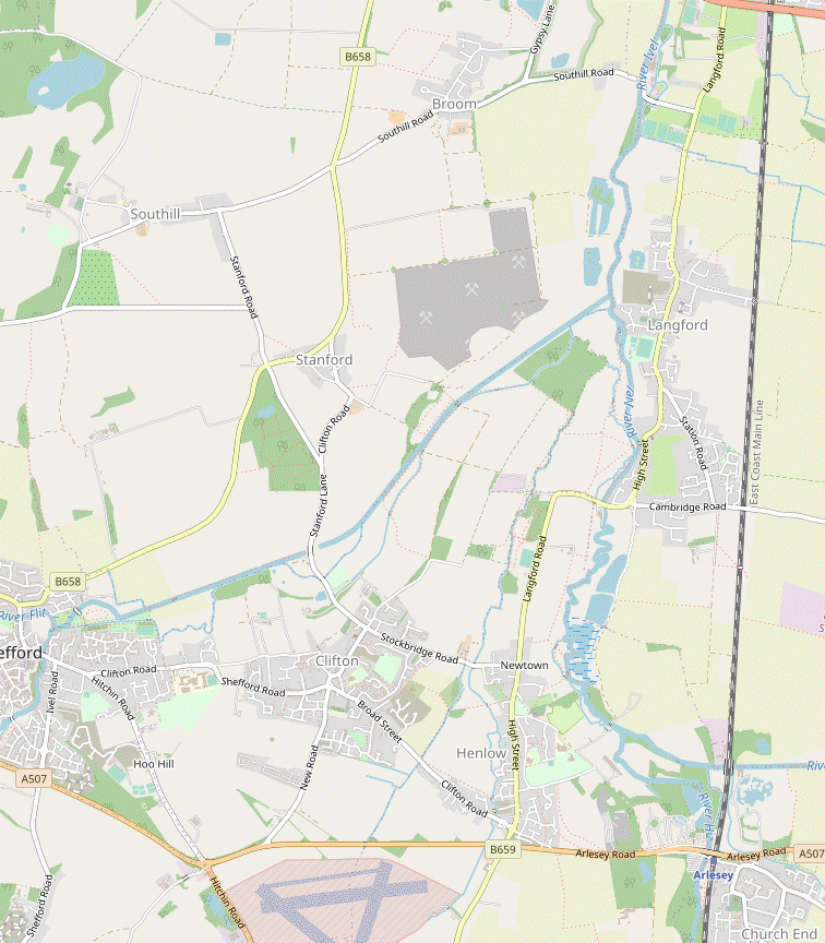 Walk Map 2: Biggleswade to Arlesey