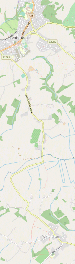 Walk Map 1: Tenterden to Wittersham