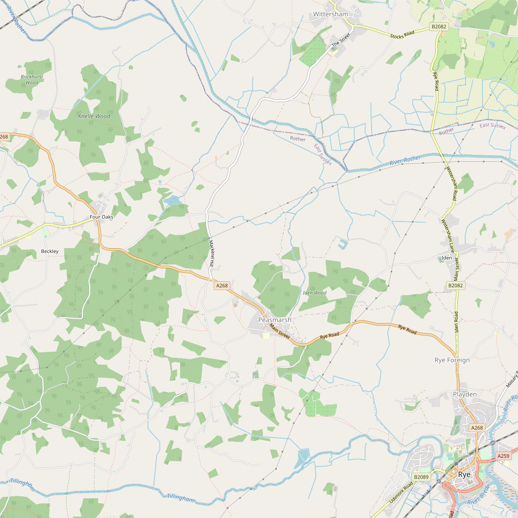 Walk Map 2: Wittersham to Rye